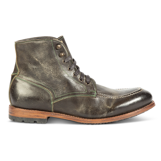 FREEBIRD men's Benning olive front lace closure boot with tread sole