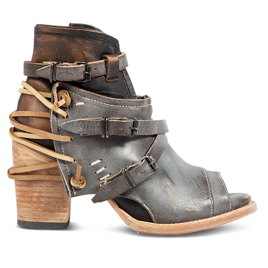 FREEBIRD women's Carterr ice multi sandal with back lacing and a front dip