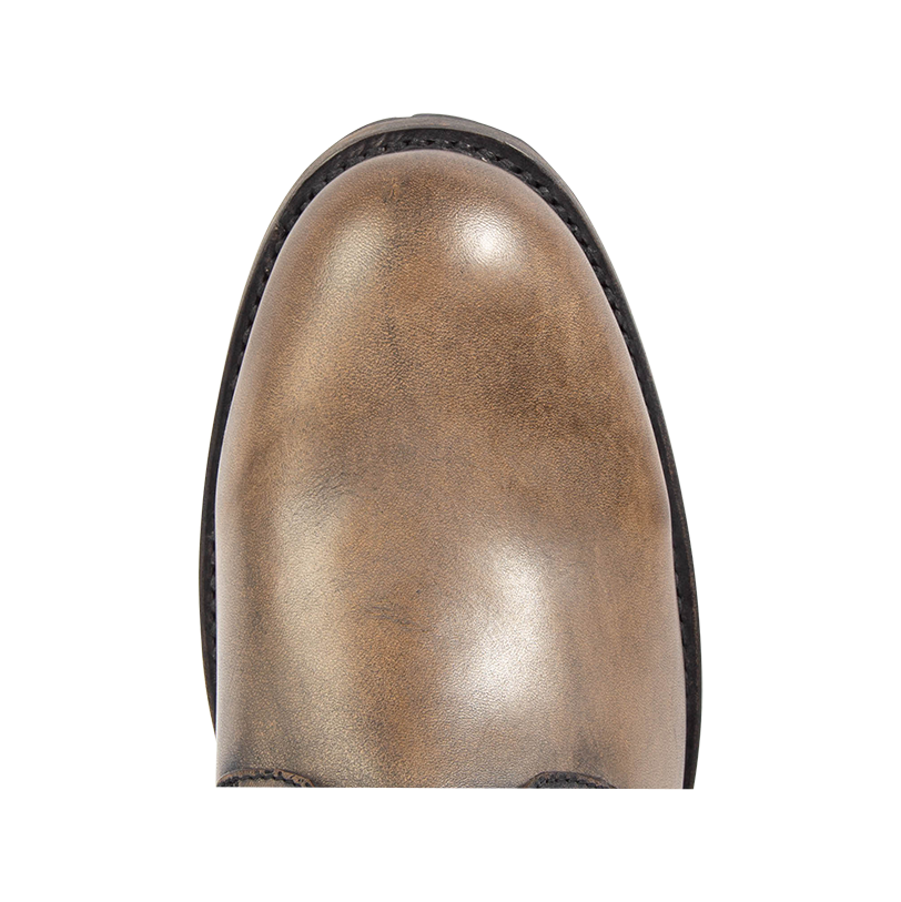 Treaded sole on FREEBIRD men's Denver black leather boot