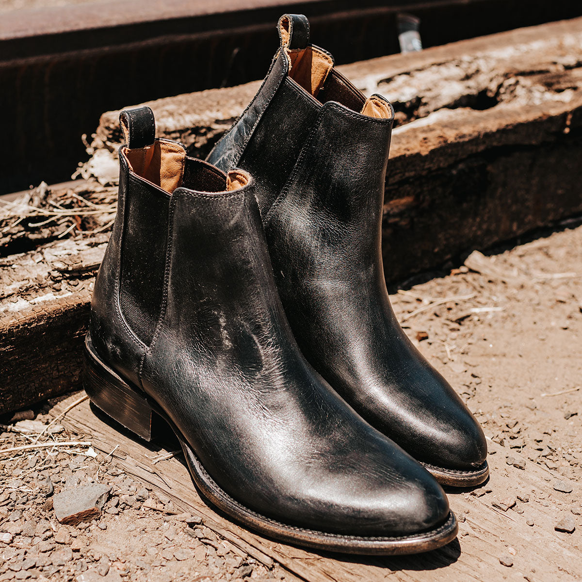 Palmer Men's Gore Detail Boots Black Leather | Freebird Stores | Shop Handcrafted Leather Chelsea Boots & Western Style Pull On Boots Palmer Men's Gore Detail Boots Black Leather | Freebird Stores | Shop Handcrafted Leather Chelsea Boots & Western Style Pull On Boots