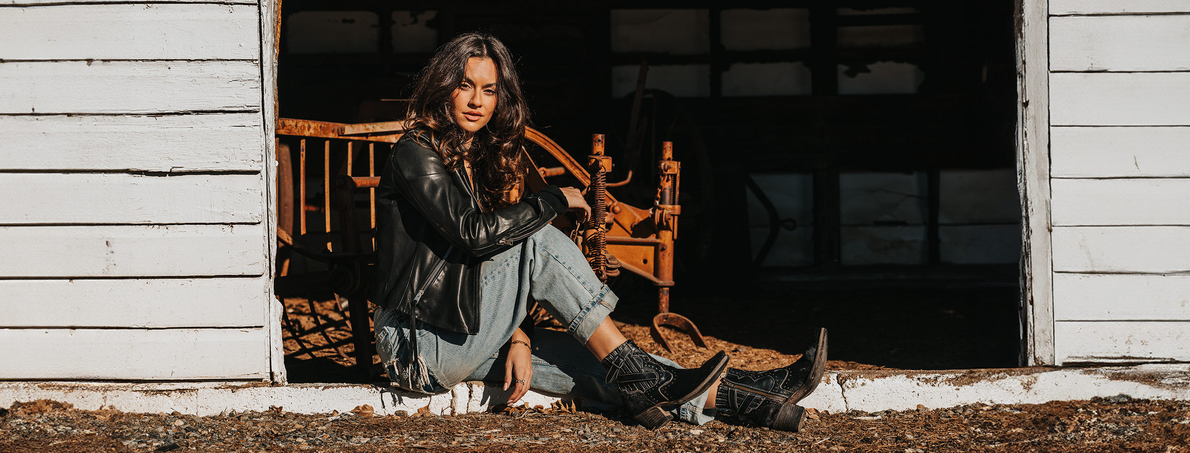 western leather boots booties