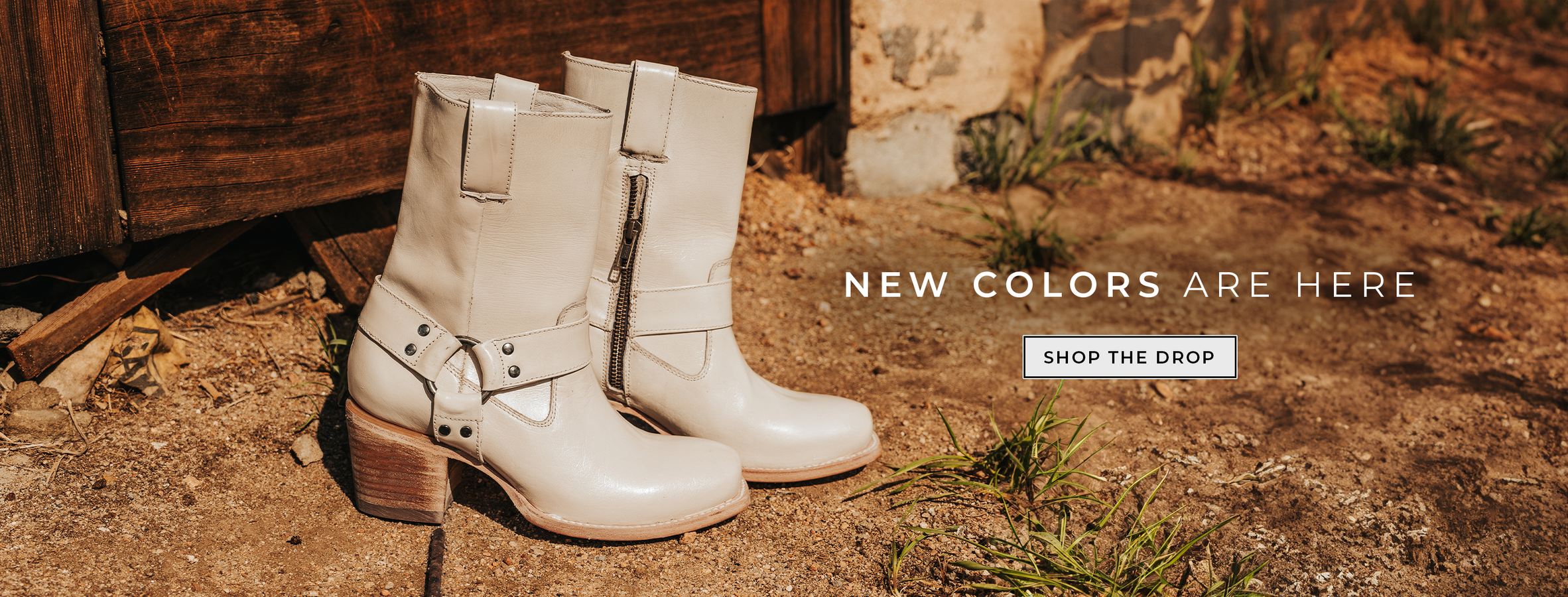 darcy exclusive square toe leather boot beige