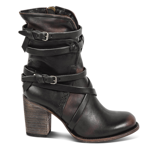 baker leather boot exclusive black