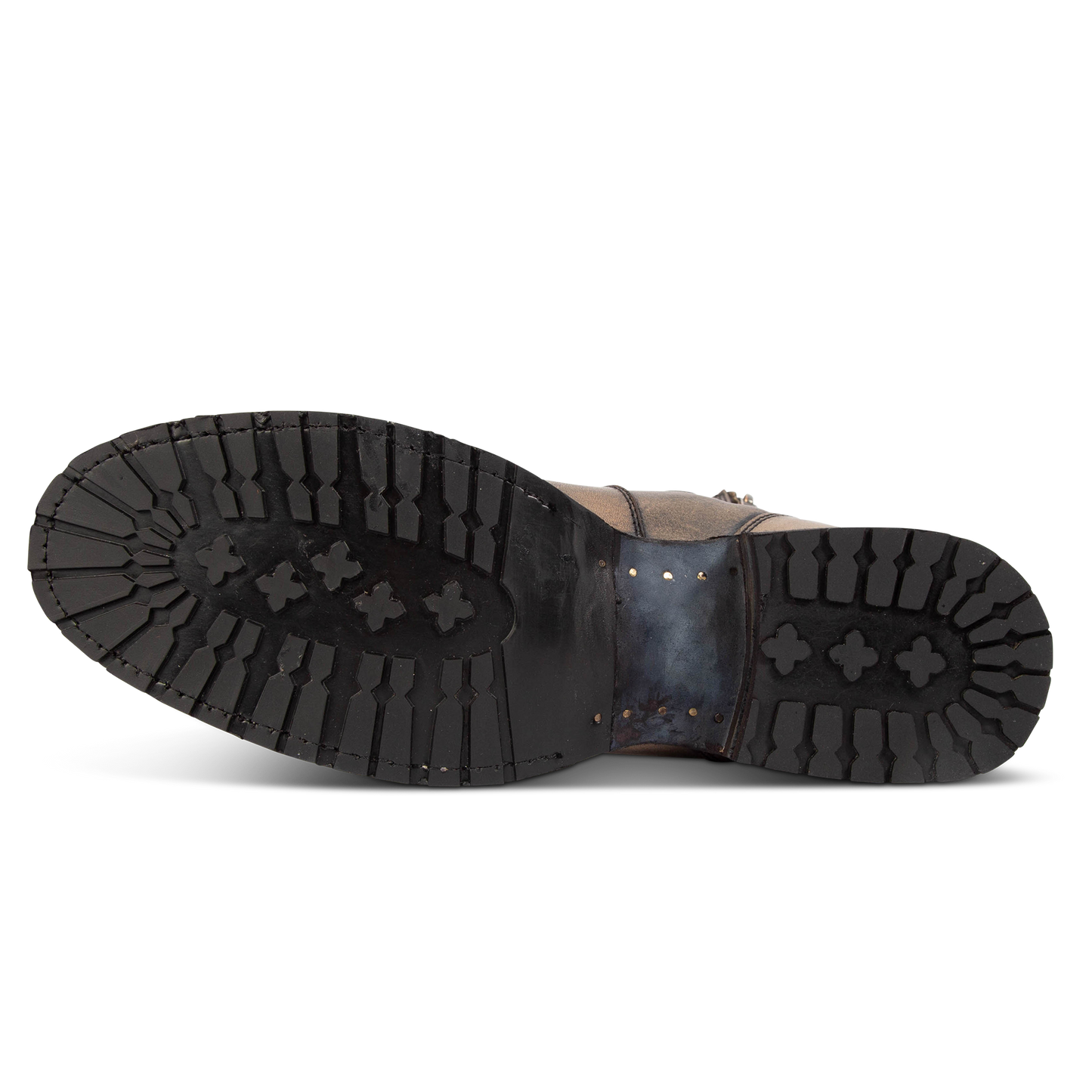 Rubber tread sole on FREEBIRD men's Chayse black boot