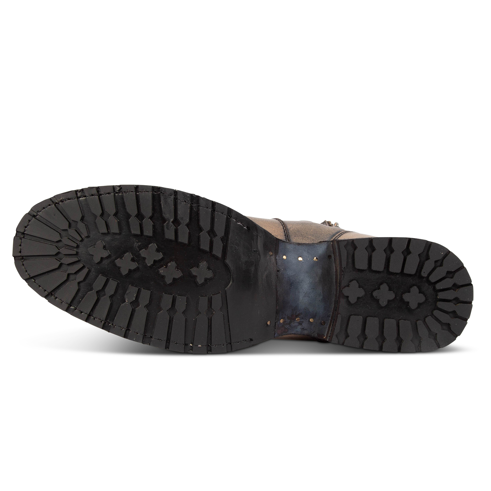 Rubber tread sole on FREEBIRD men's Chayse black boot