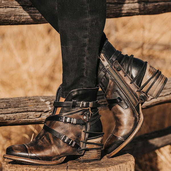 Crue Black distressed