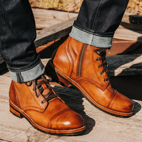 ショートブーツ・ブーティ DEINET TEDDY BEAR BUCKLE BOOTS IN BROWN FREEBIRD STORES - BIRCH product