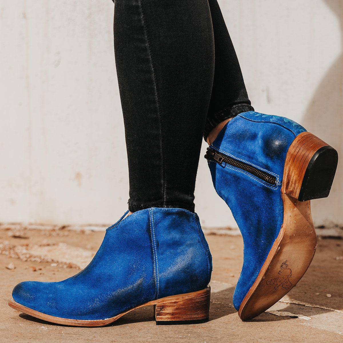Freebird Women's Hippy Blue Suede