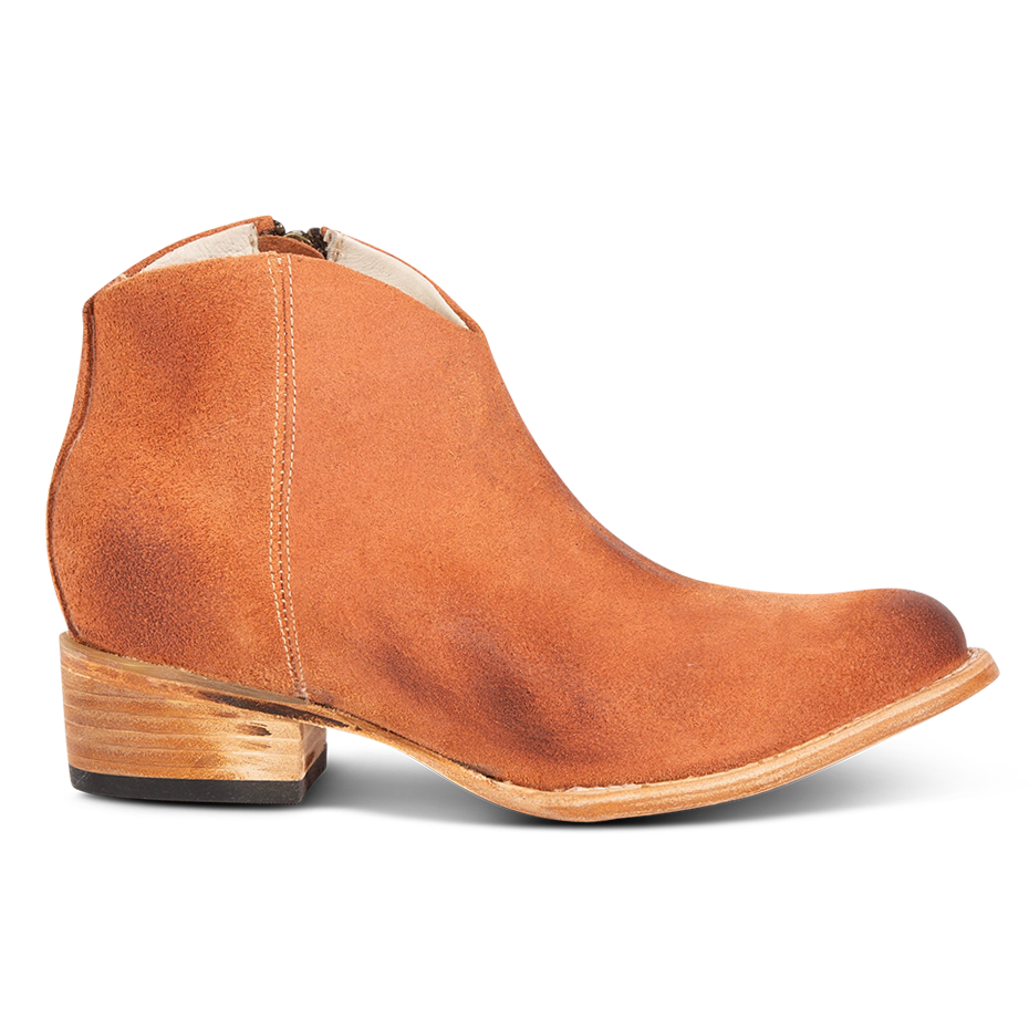 HIPPY Women's Low Heel Suede Bootie Orange | Freebird Stores HIPPY Women's Low Heel Suede Bootie Orange | Freebird Stores