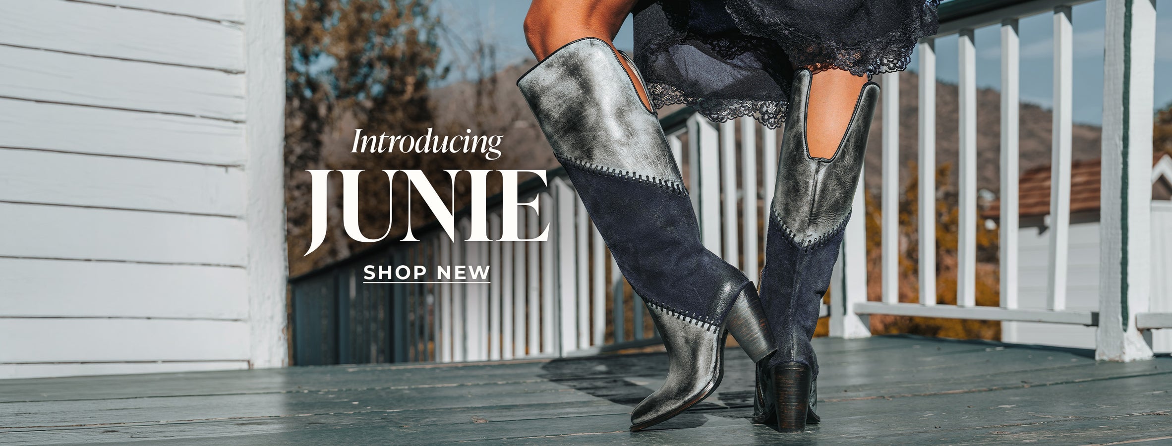 junie multi leather tall knee high leather stitch boot blue