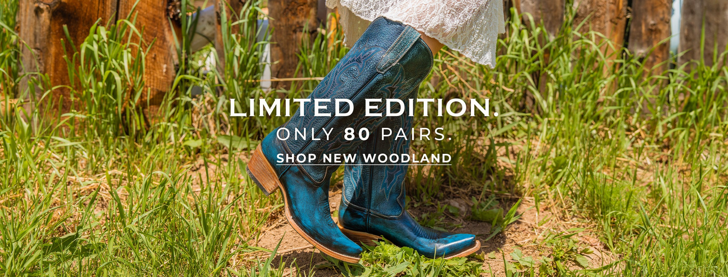 woodland womens exclusive western leather boot blue