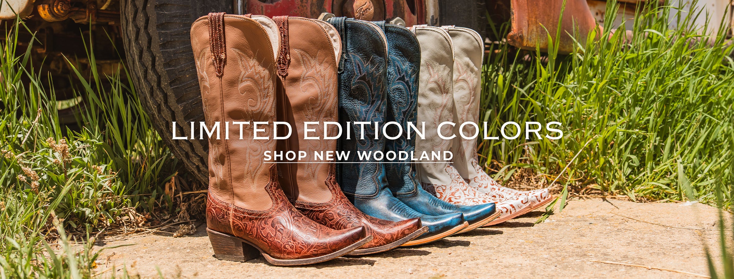 woodland womens exclusive western leather boot clay multi