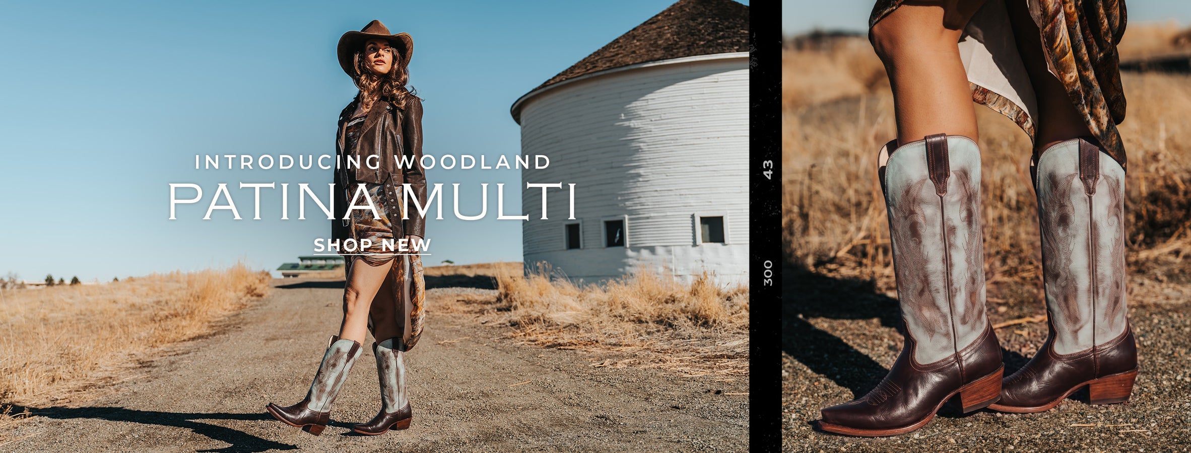 woodland womens exclusive western leather boot patina multi