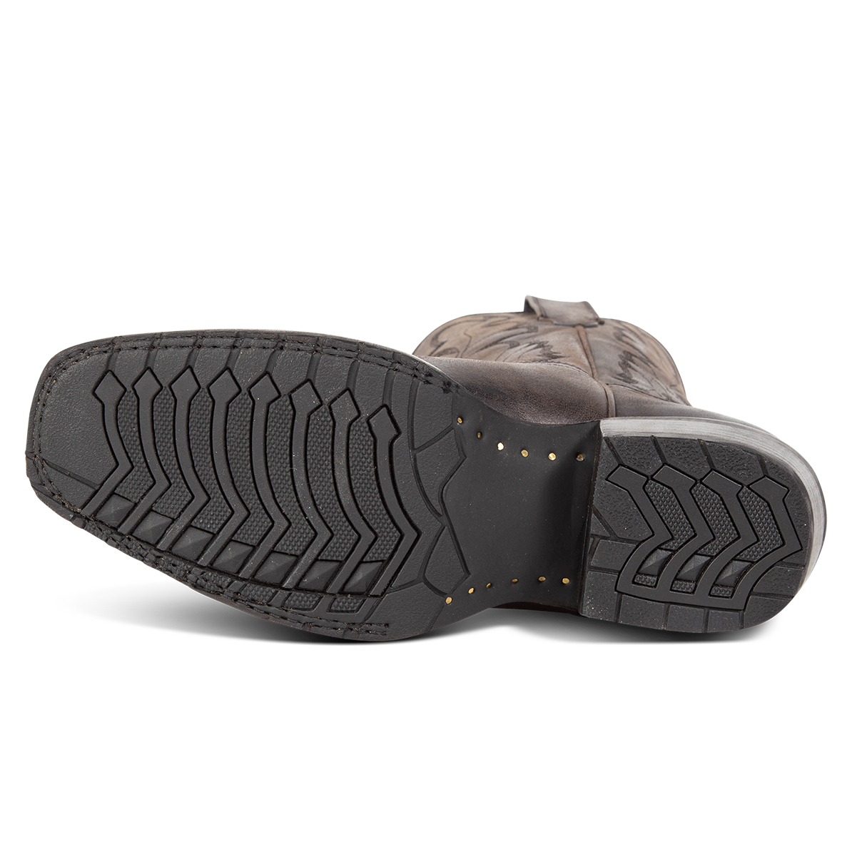 Tread sole on men's James black boot