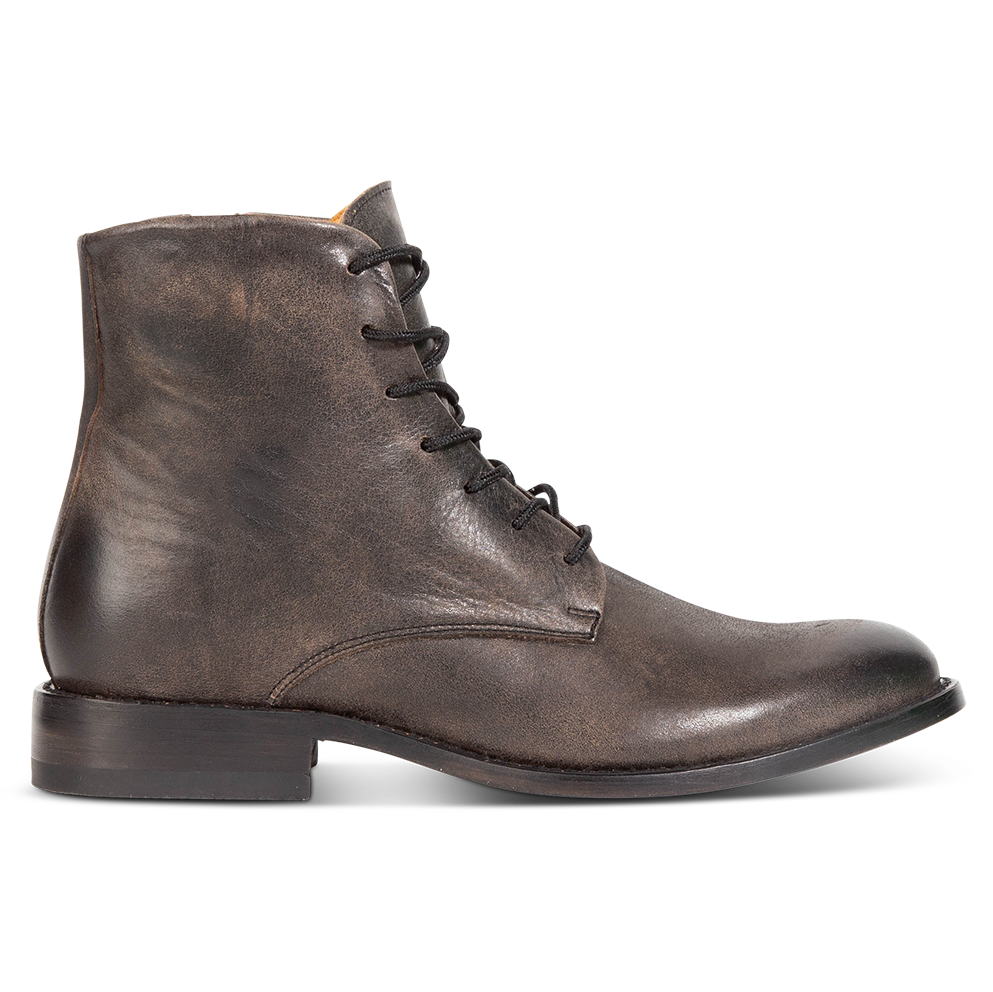 FREEBIRD men's Paxton black featuring an inside zip closure, leather zipper cover and lace up detailing