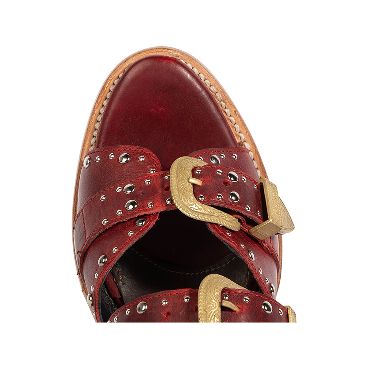 RODEO Women's Western Exclusive Studded Leather Sandal Red Multi | Freebird Stores | Shop Women's Red Studded Western Sandals RODEO Women's Western Exclusive Studded Leather Sandal Red Multi | Freebird Stores | Shop Women's Red Studded Western Sandals