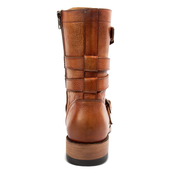RUMBLE Men's Cross-Strap Zipper Boots Whiskey | Freebird Stores | Shop ...