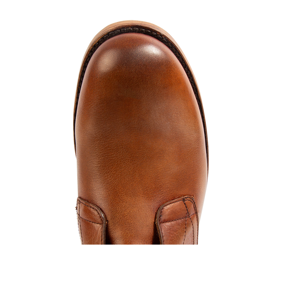 RUMBLE Men's Cross-Strap Zipper Boots Whiskey | Freebird Stores | Shop ...