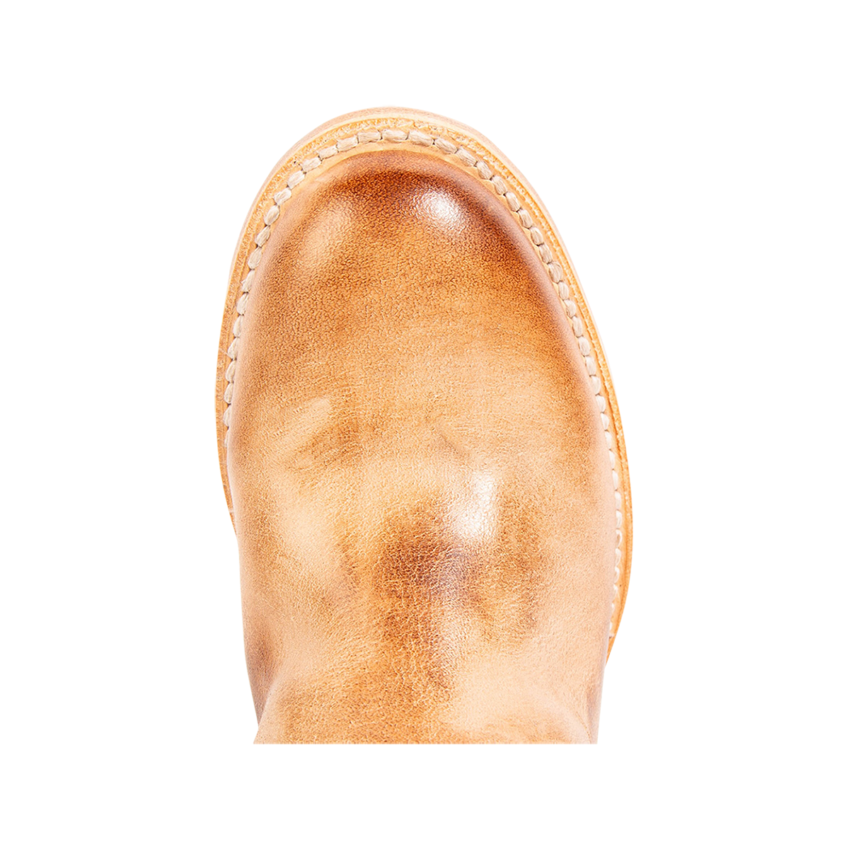 Freebird SAVAGE Tan leather boots featuring a woven textile upper, braided trim, and a low block heel.