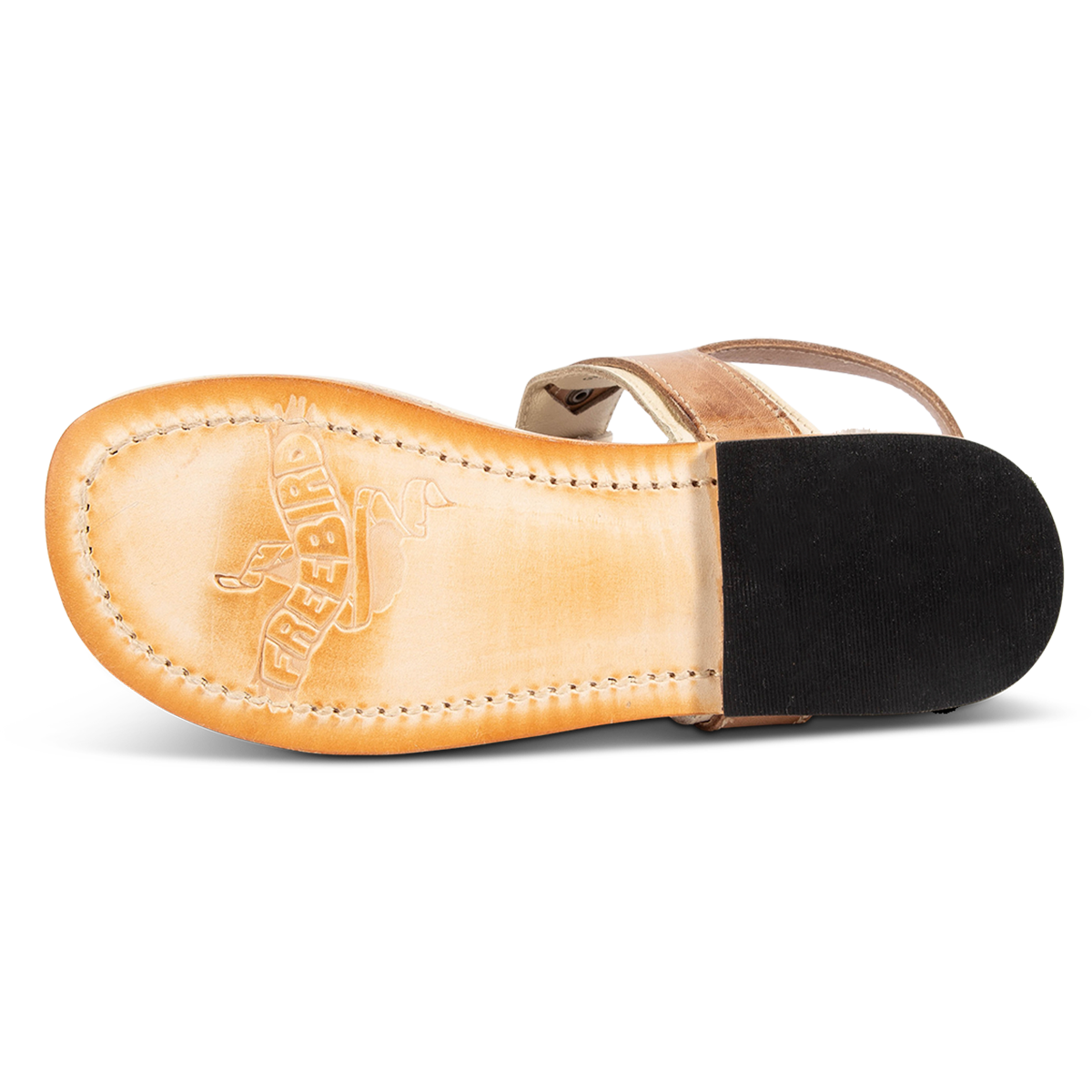 Leather sole imprinted with FREEBIRD on women's Sorrento bone multi product