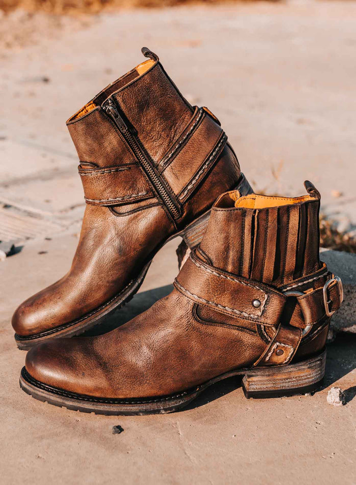 mens handmade leather boots