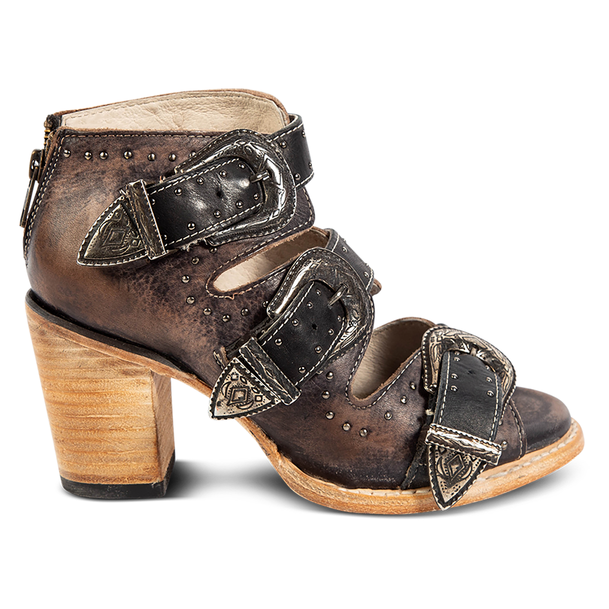 Violet - Black Distressed