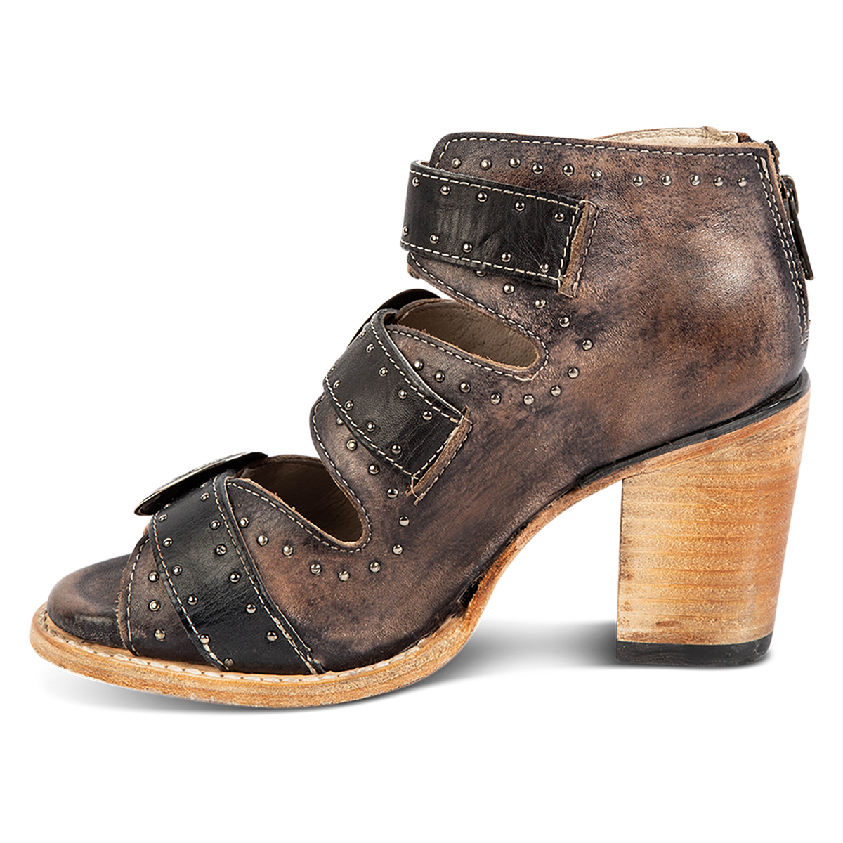 Violet - Black Distressed