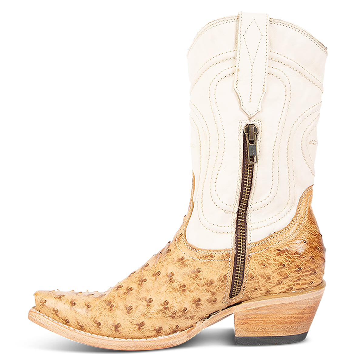 Ladies 2025 ostrich boots
