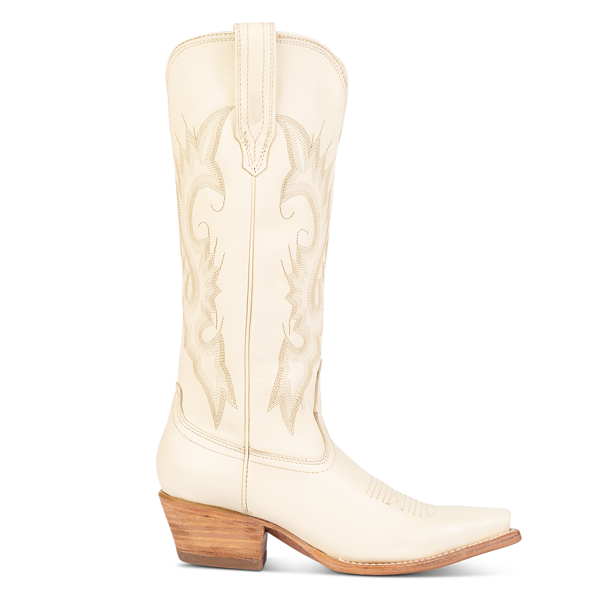 cream dress boots women Hensley Block Heel Thigh High Long Sock Boot In Faux Leather | EGO US Cream design with cactus overlay details Elodiee Knee High Boots Cream