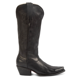 woodland womens exclusive western leather boot black