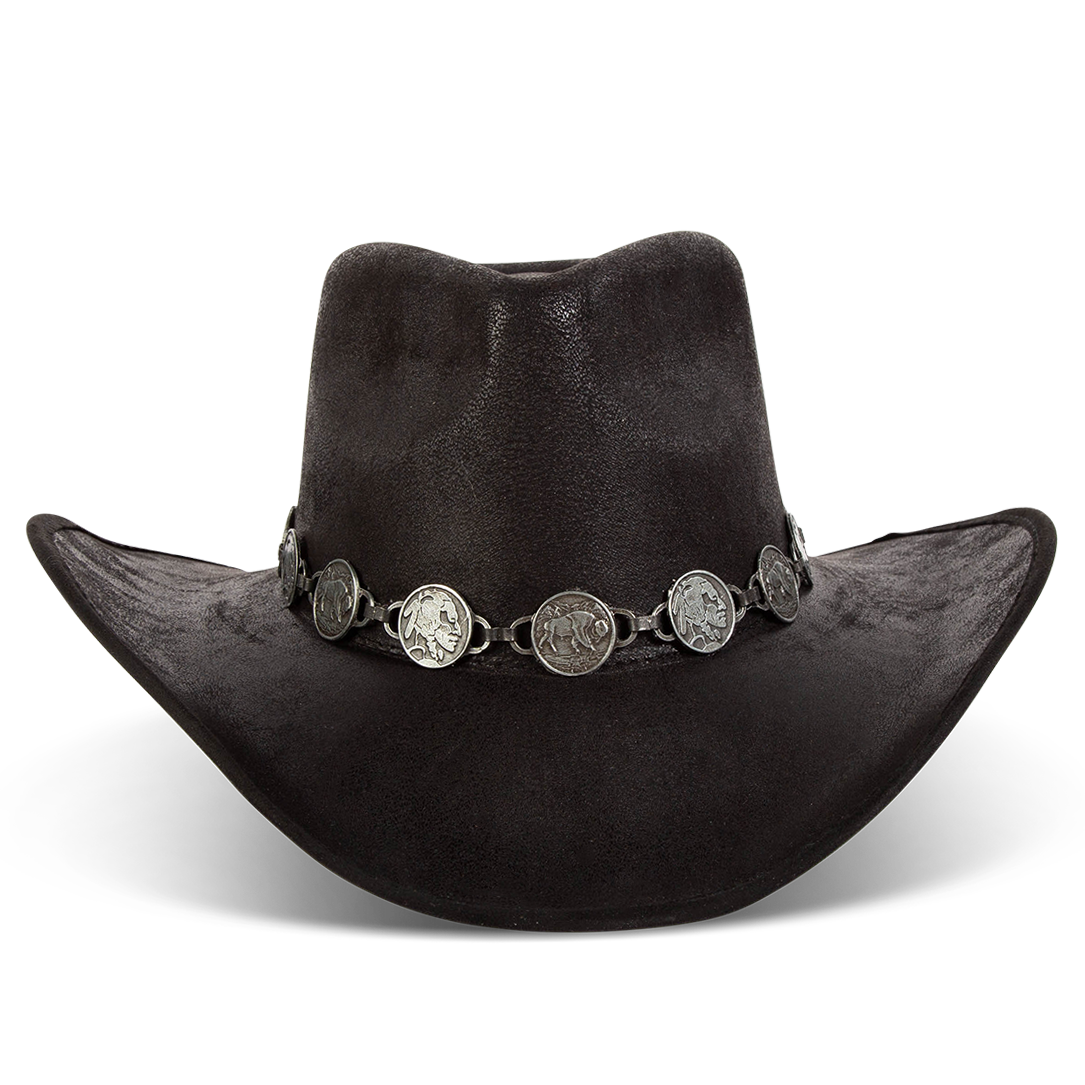 Wyatt - Black Distressed