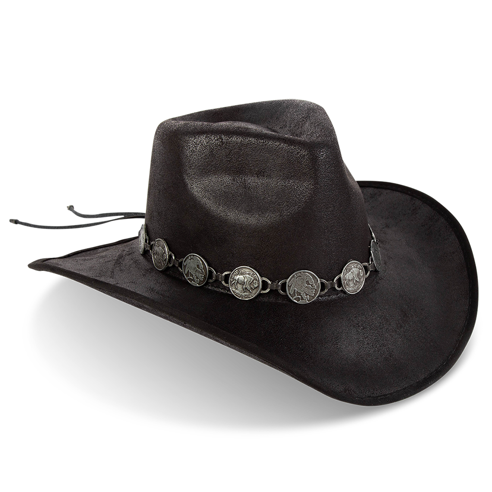 Wyatt - Black Distressed