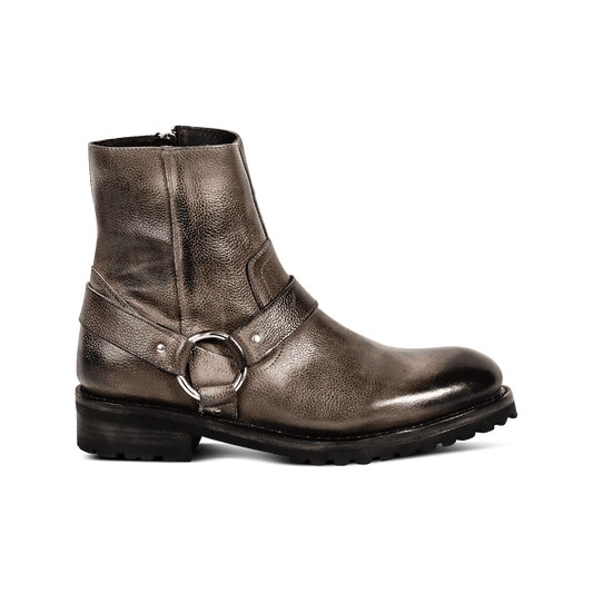 FREEBIRD men's Ozzie stone a brass inside zip closure boot and silver hardware