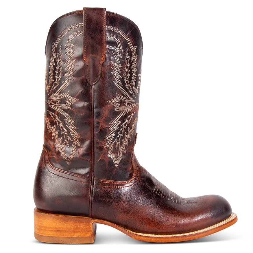 Round tip cowboy 2024 boots