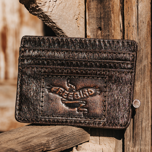 FREEBIRD CC Wallet black cardholder featuring three cards slots