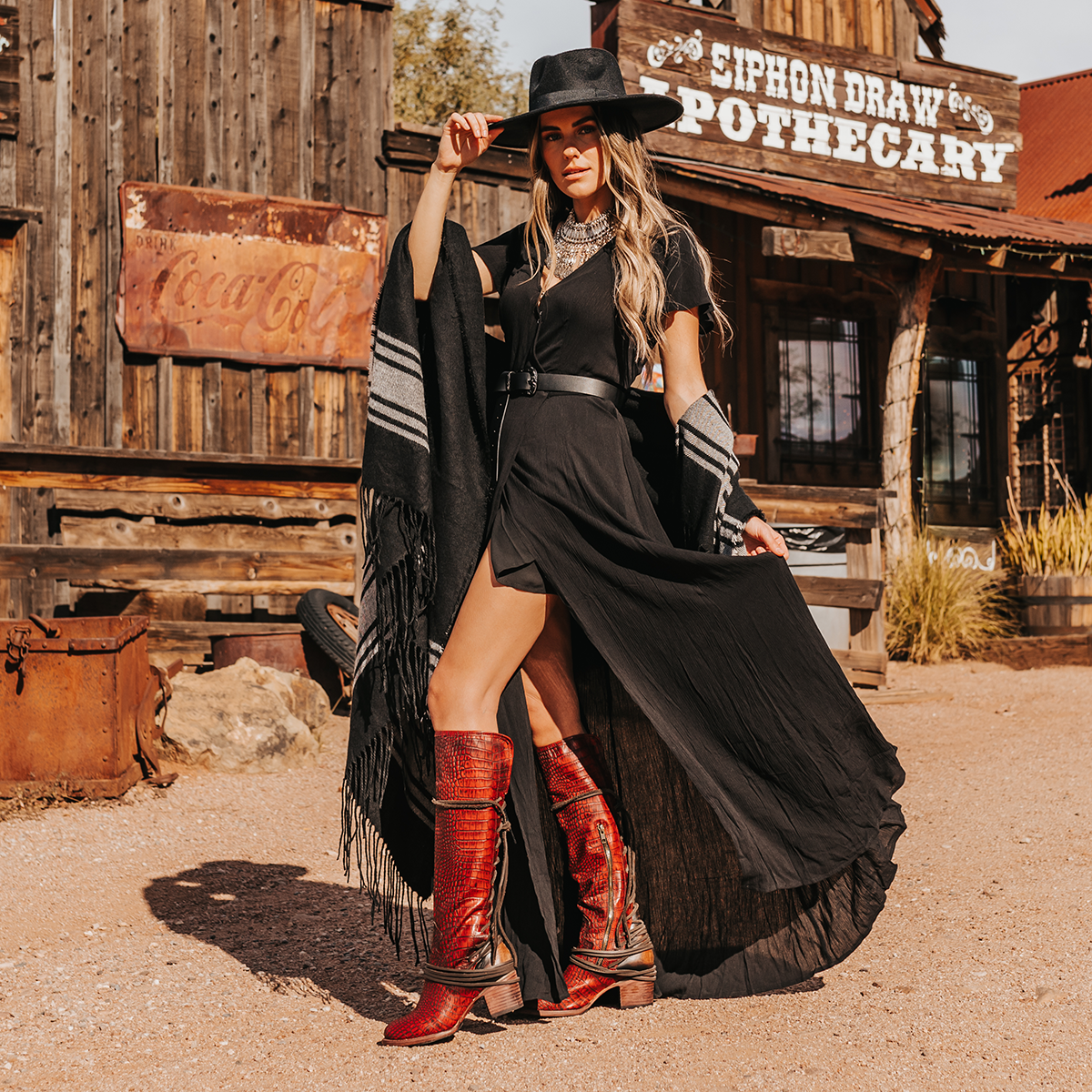 Red 2025 freebird boots