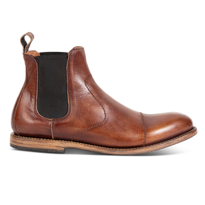 curtis exclusive mens leather chelsea boot camel suede