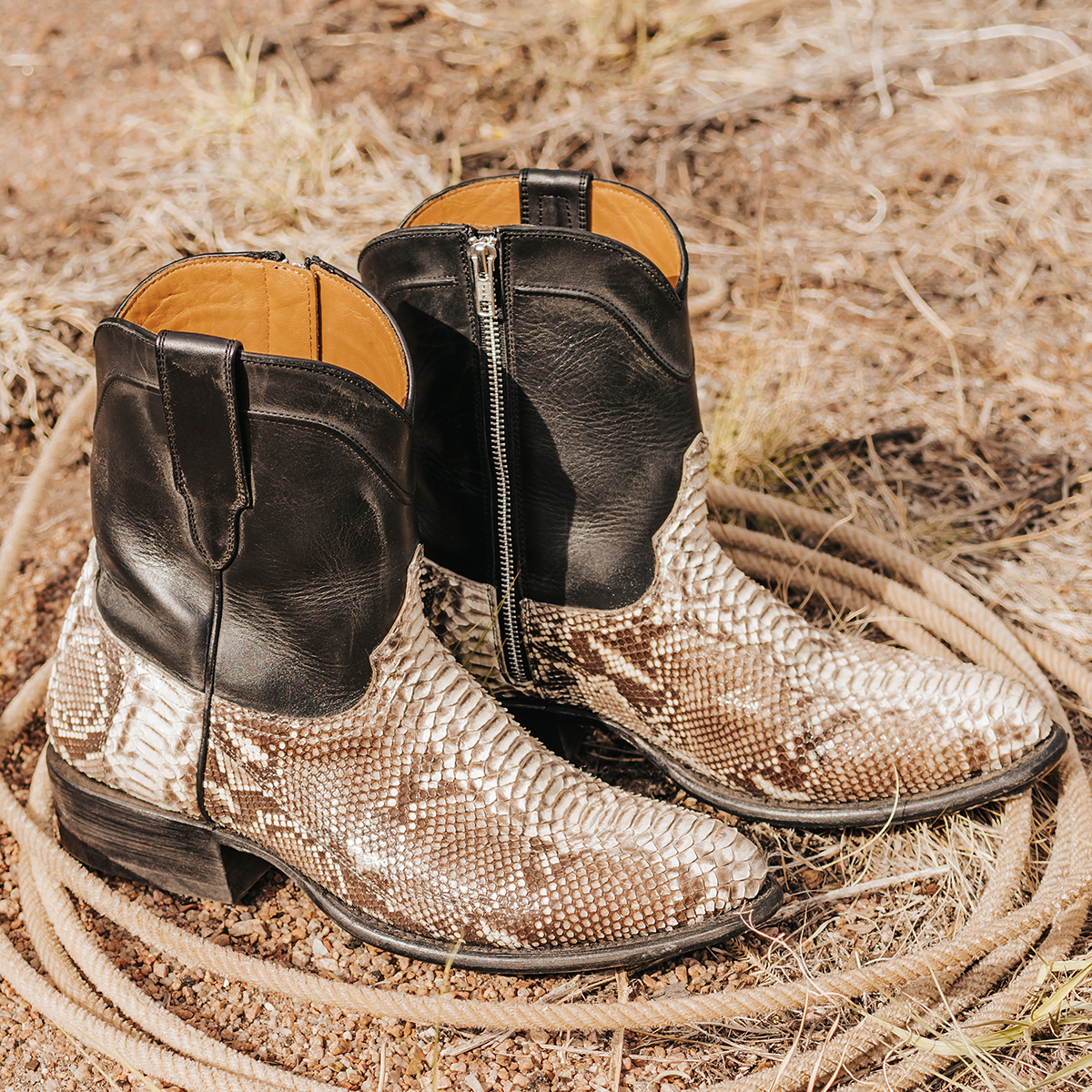 Mid calf 2025 snakeskin boots