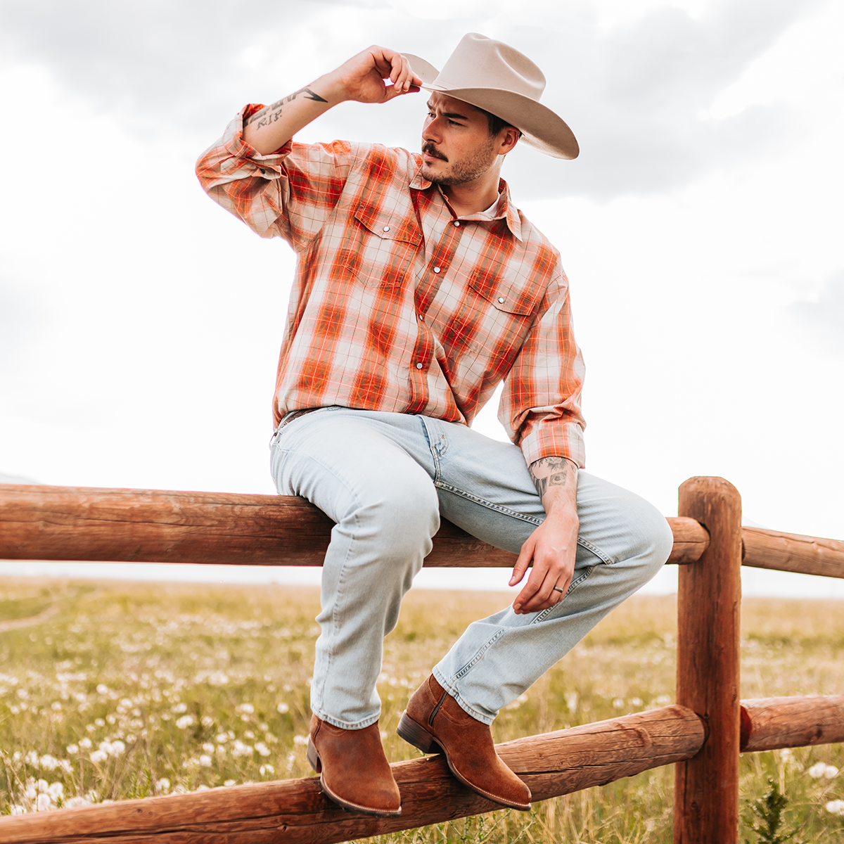 FREEBIRD men's Henderson tan suede exterior pull strap and inside working zip closure with a traditional toe lifestyle