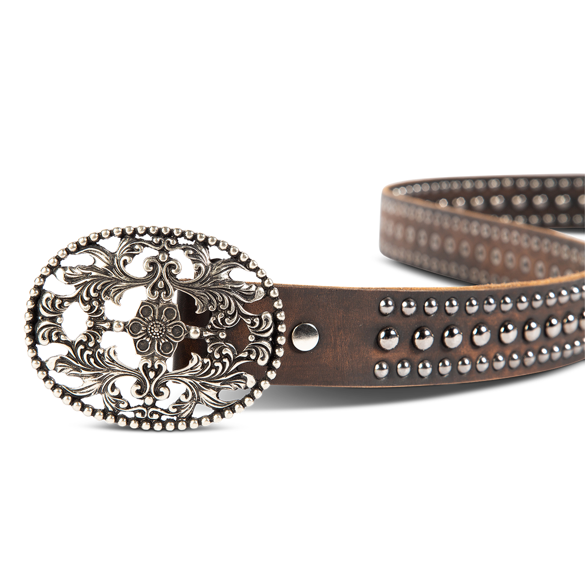 Iron Belt Black Distressed