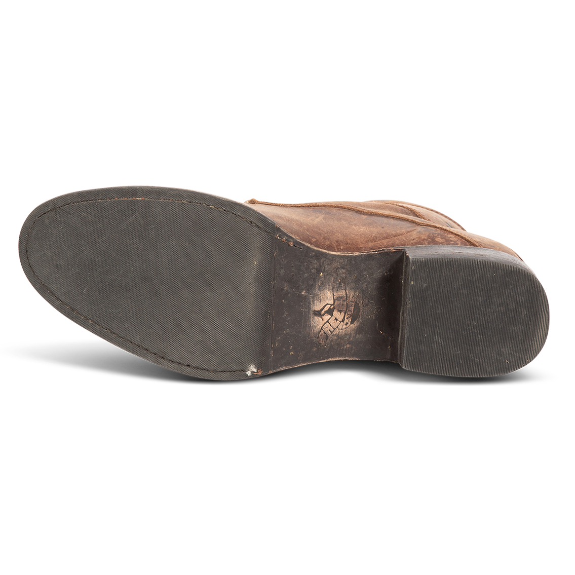 Leather sole on FREEBIRD men's Mercr brown shoe