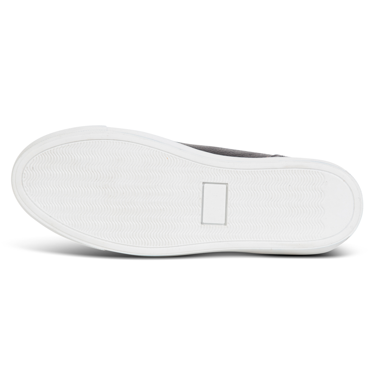 White rubber sole on FREEBIRD men's Shelby black shoe