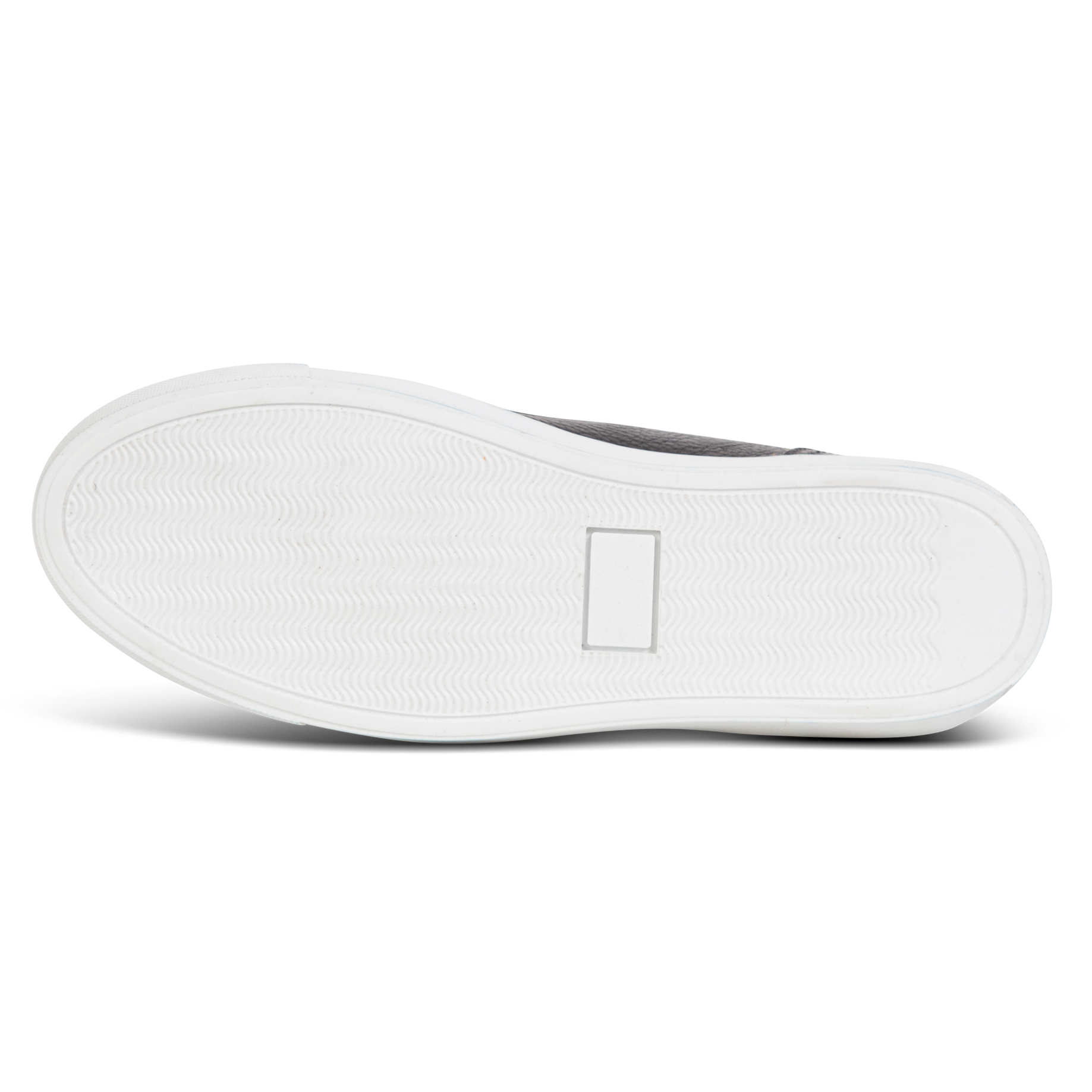 White rubber sole on FREEBIRD men's Shelby black shoe