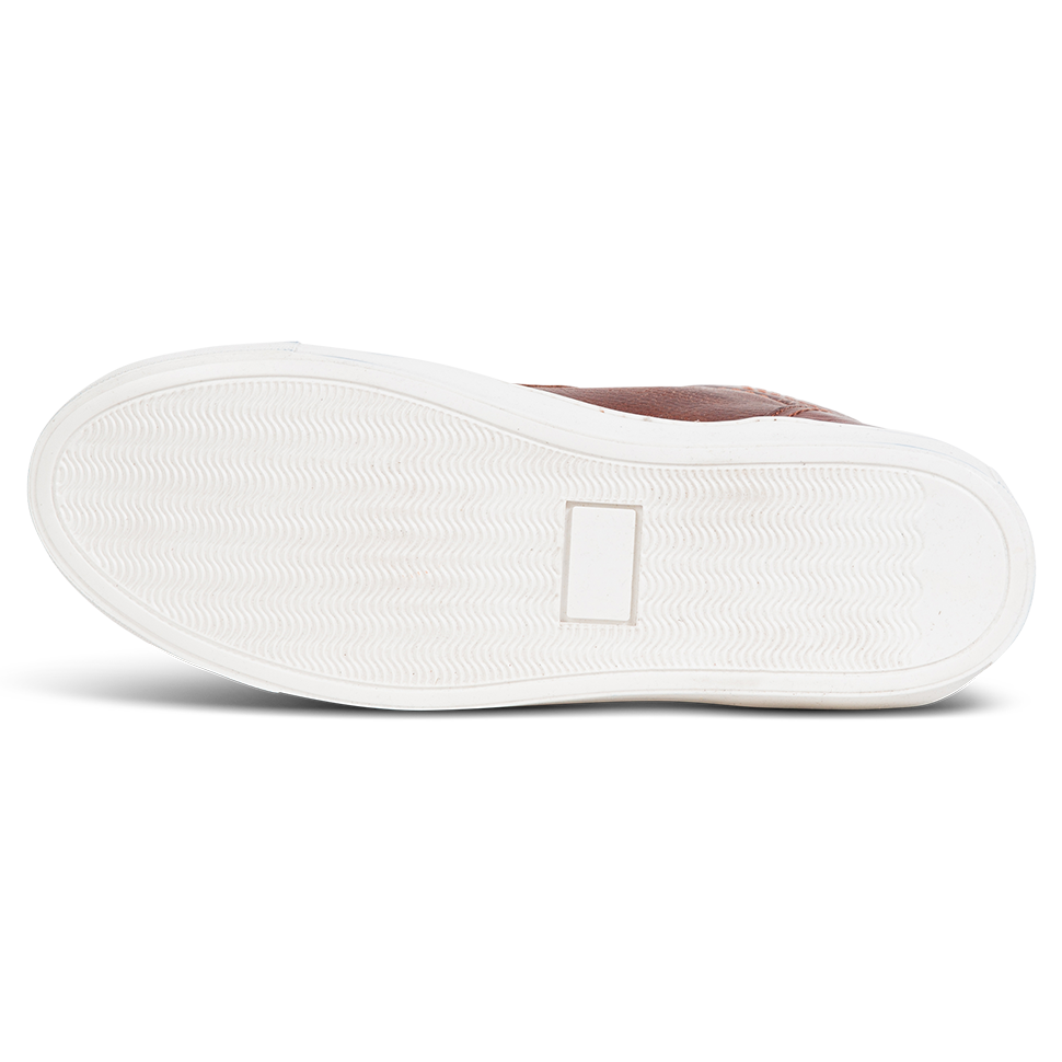White rubber sole on FREEBIRD men's Shelby wine shoe