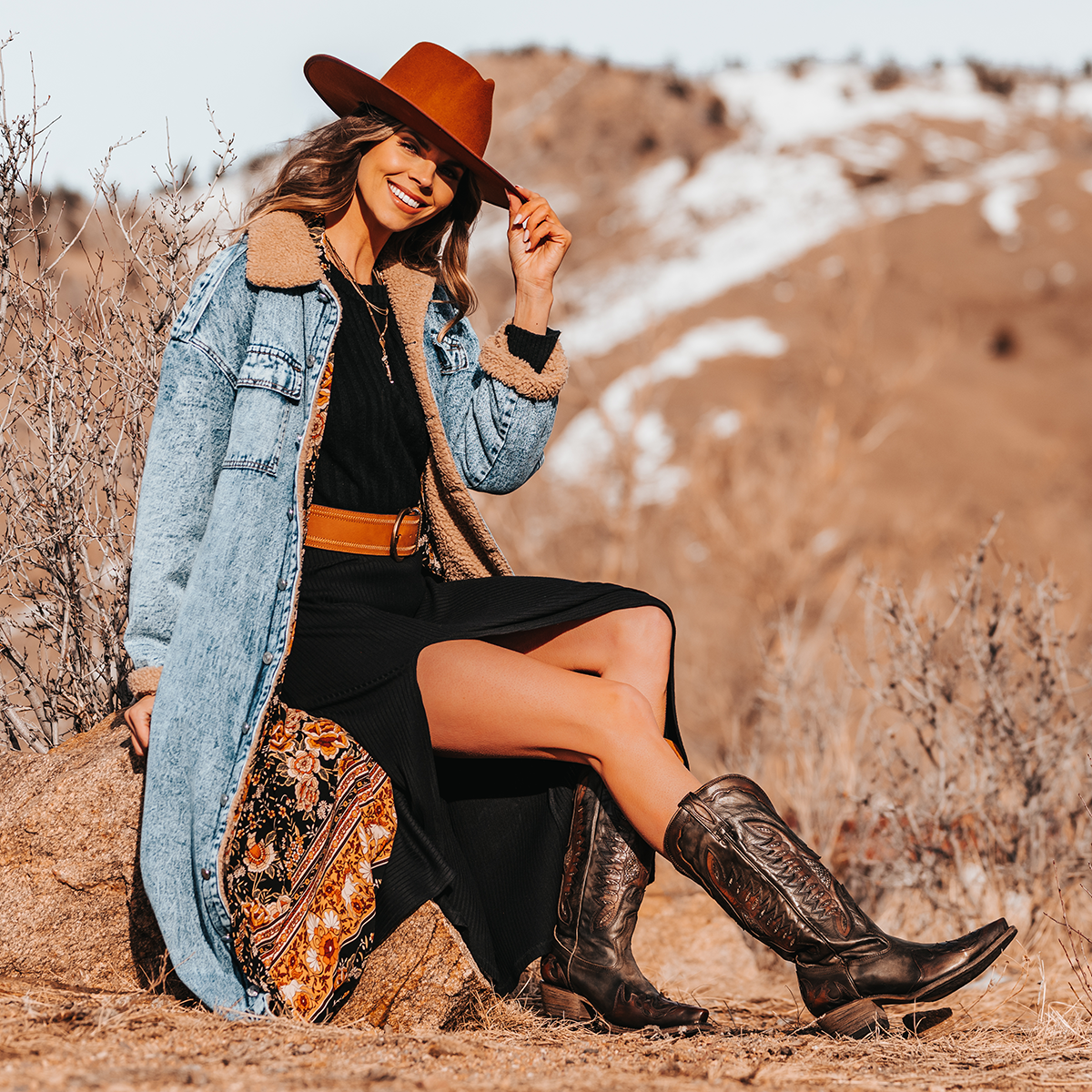 FREEBIRD women's Willie green multi leather western boot with textured design, stitch detailing, and snip toe construction