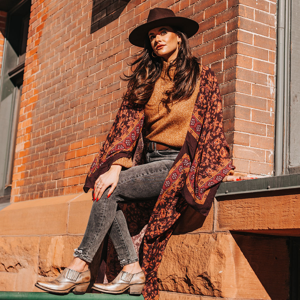 FREEBIRD women's Wyoming pewter featuring gore, western stitch detailing and snip toe lifestyle image
