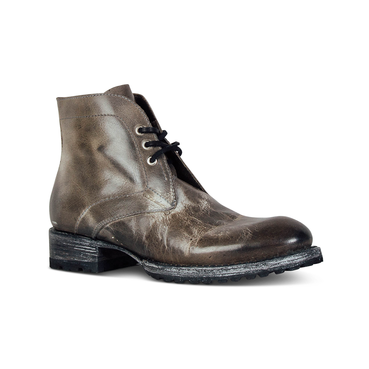 FREEBIRD men's Knight stone front lace closure and inside zip closure boot 