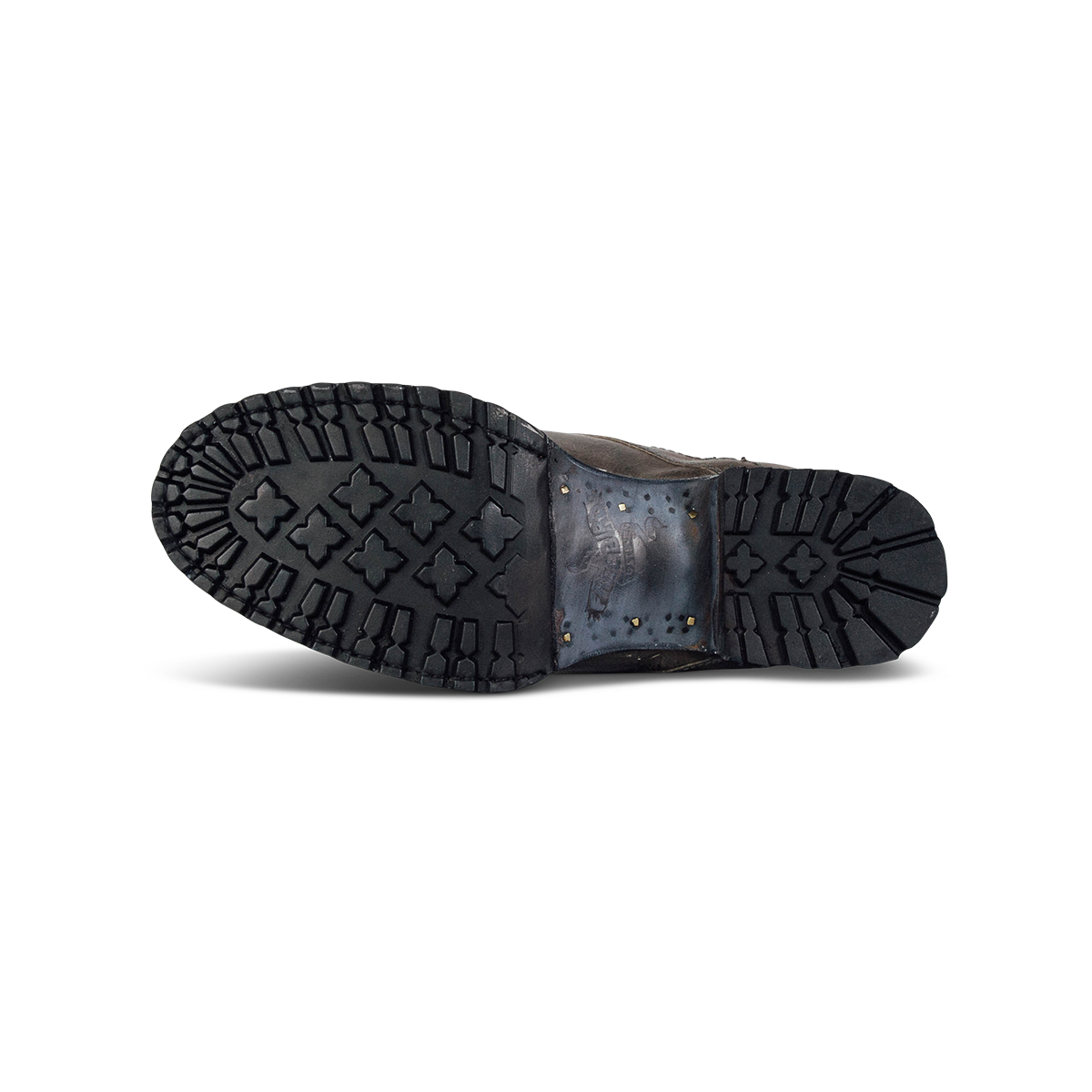 Rubber tread sole on FREEBIRD men's Knight stone boot