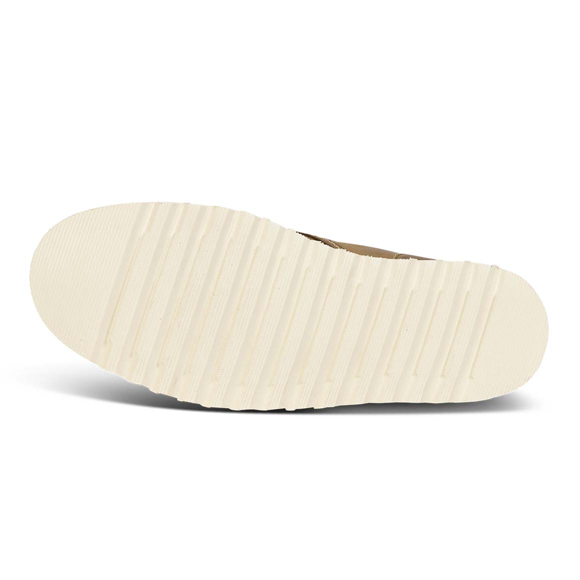White rubber sole on FREEBIRD men's Carbon olive shoe