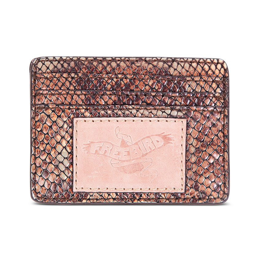 Rattlesnake Wallet - Snake Skin & Buffalo Leather